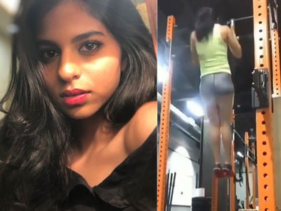 Suhana Khan workouts in Gym Suhana Khan workouts in Gym