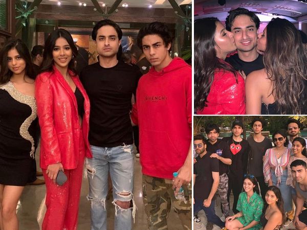 Shah Rukh Khan Children Suhana Khan Aryan Khan Party kids Check Unseen photos