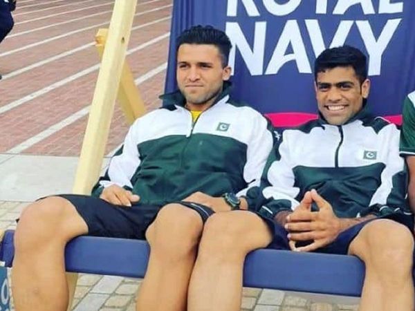 Pakistan boxers Suleman Baloch and Nazeer