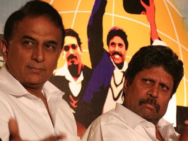 sunil gavaskar and kapil dev