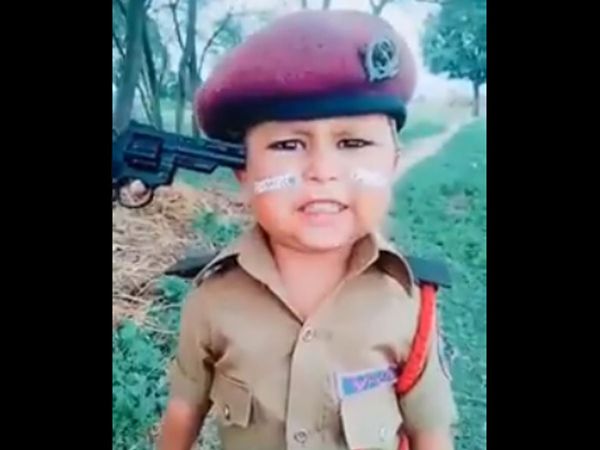 IAS Officer share a video in which a child speaking in the style of Sunny Deol,Ias said 'Sonu Sood, take a chance in films'