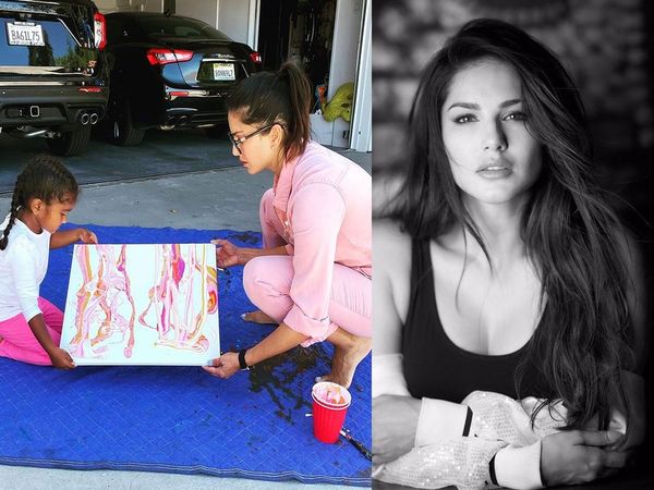 Sunny Leone with Daughter Nisha Kaur Weber