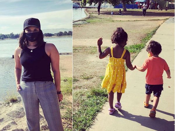 Sunny Leone with her Kids