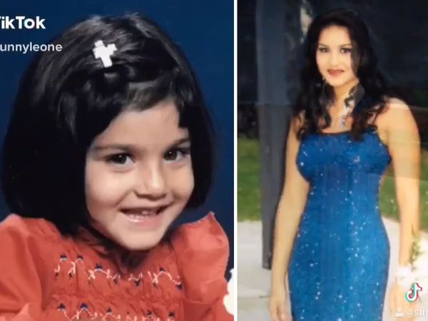 Sunny leone Childhood Tik Tok dance on haryanvi dance sapna choudhary Watch video
