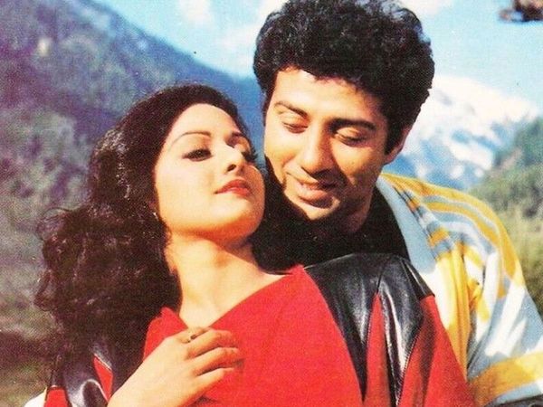 Sunny Deol with Sridevi