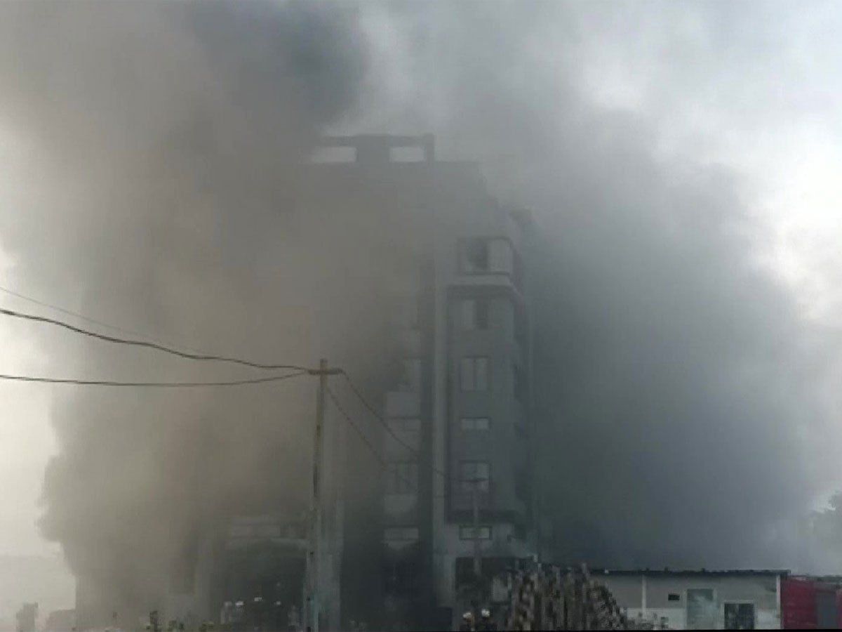 Gujrat Fire: गुजरात के सूरत में विवा पैकेजिंग कंपनी में लगी आग, जान बचाने को 5 मंजिला इमारत से कूदे मजदूर, देखें VIDEO