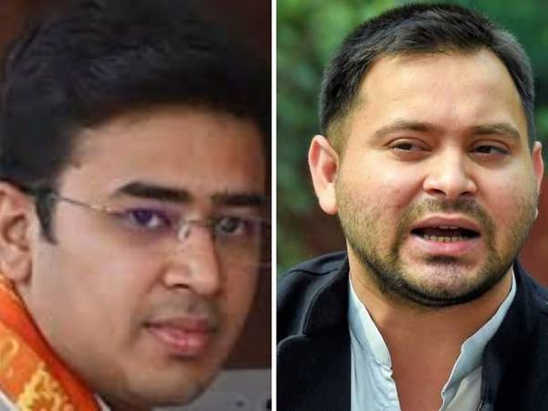BJP tejaswi surya will face Tejashwi Yadav in Bihar polls