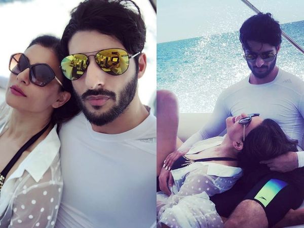 Sushmita sen with boyfriend Rohman Shawl