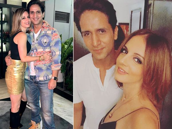 Sussane Khan with Arsalan Goni