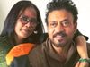 Sutapa Sikdar with her late husband actor Irrfan Khan