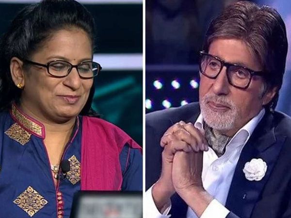 Amiabh Bachchan applause KBC 12 contestant single mother Swaroopa Deshpande
