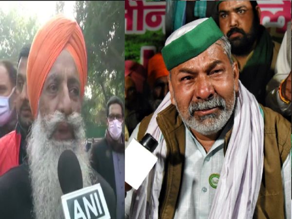 So is there a split between the farmers' leaders, Gurnam Chaduni and Rakesh Tikait