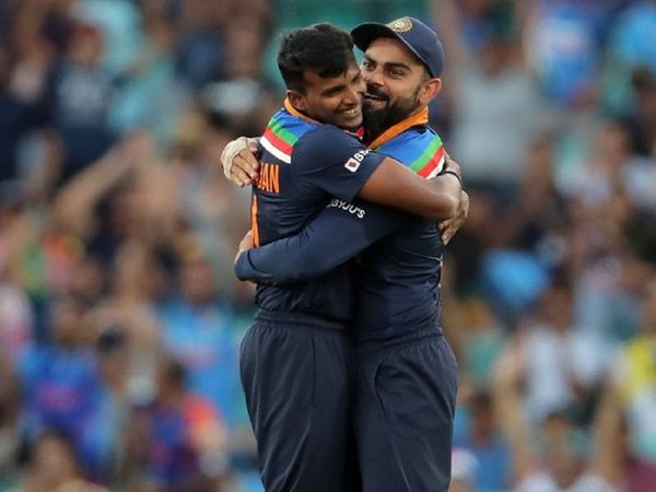 T Natarajan Virat Kohli