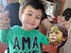 Taimur Ali Khan face paint photo