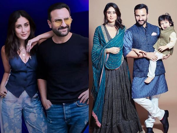 Kareena with Saif and Taimur Ali Khan