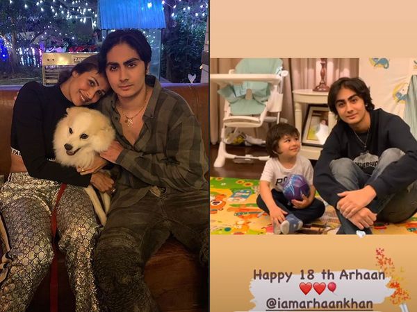 Malaika Arora with Son Arhaan