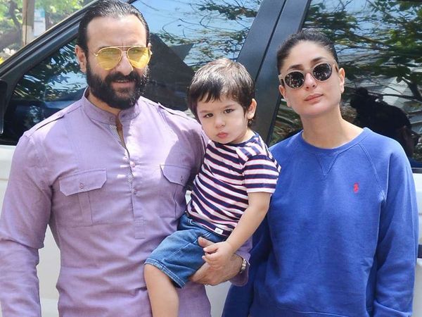 Kareena Kapoor and Saif Ali Khan with Son Taimur Ali Khan