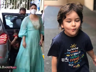 Kareena Kapoor Khan with Son Taimur Ali Khan Kareena Kapoor Khan with Son Taimur Ali Khan