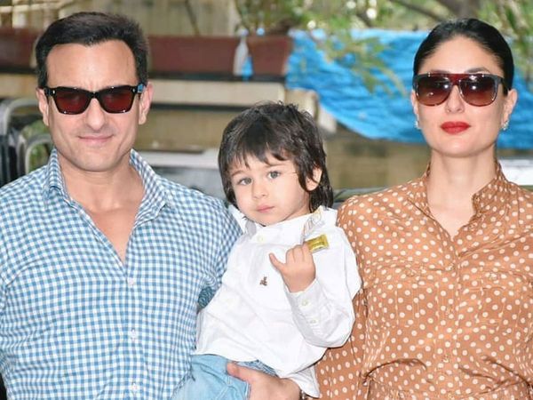 Taimur Ali Khan with Parents