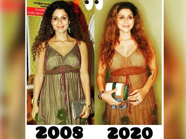 TV bollywood Actress Tanaaz irani Fitness Face Off in past 12 years
