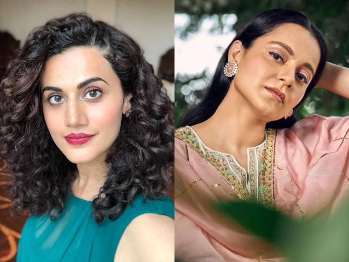 Taapsee pannu on Kangana Ranaut viral clip, Viral Video Kangana Ranaut called Mishti Chakravarty chote mote actors Taapsee reacts to the clip,कंगना ने मिष्टी को कहा था 'छोटे-मोटे एक्टर्स', तापसी पन्नू ने