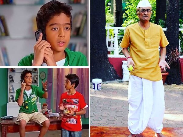 Amit Bhatt Aka Taarak Mehta Ka Ooltah Chashmah Bapuji Real Life Twin sons featured in the show