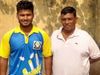 rishabh pant with his childhood coach tarak sinha