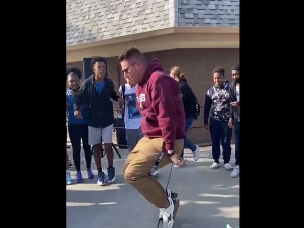 American Teacher Dance Video Goes Viral On Social Media