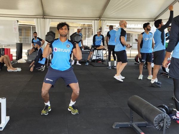 Indian team gym session in Australia