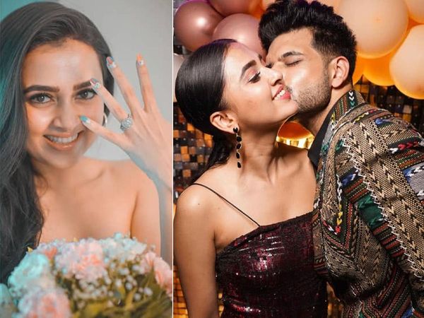 Tejasswi Prakash Naagin 6 Actress engaged with Karan Kundra who post photos wear diamond ring
