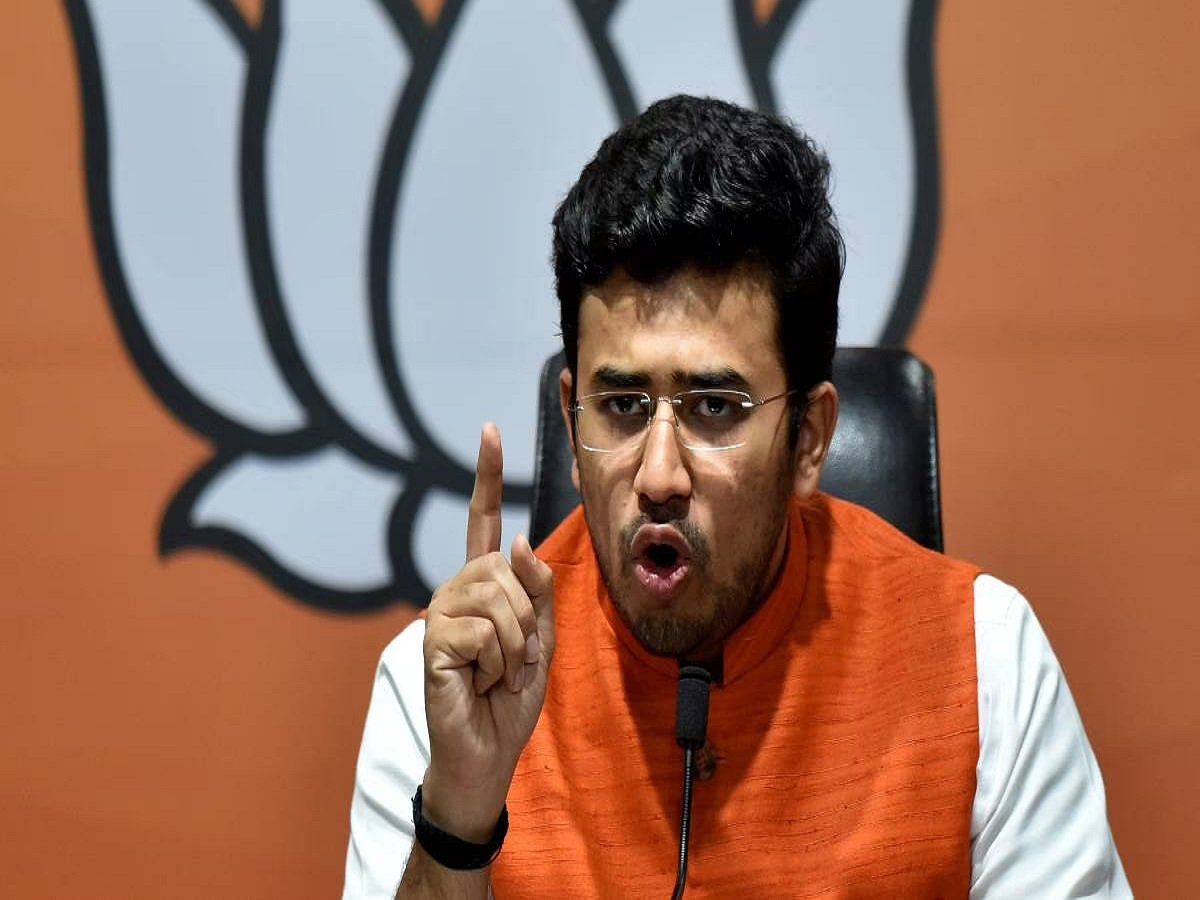 कांग्रेस के विरोध में भाजपा युवा मोर्चा का मशाल जुलूस, पीएम मोदी की सुरक्षा में चूक का मामला
