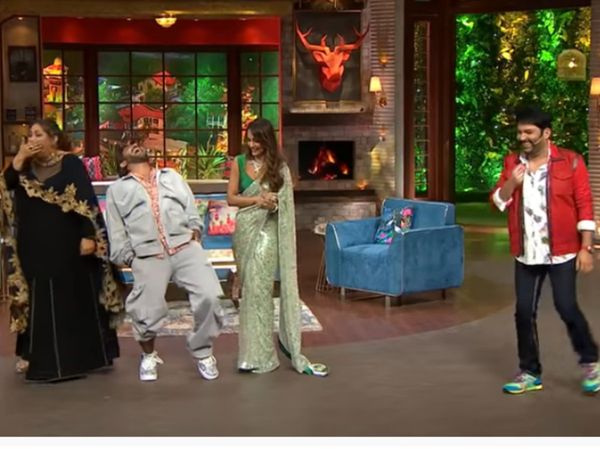 kapil sharma geet maa and terence lewis made fun of malaika arora, kapil sharma had fun with malaika arora geeta maa and terence lewis