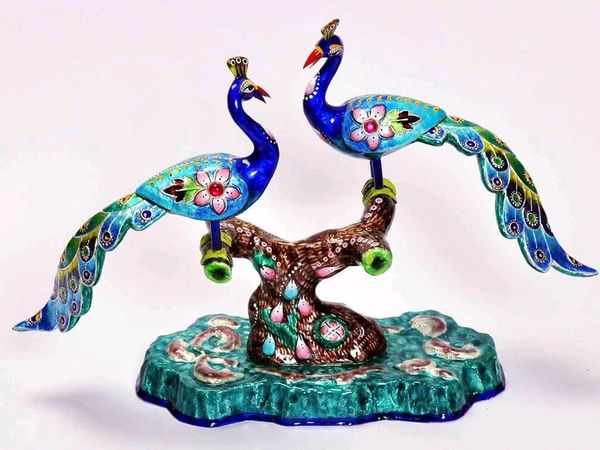 Pink Meenakari ,Varanasi,गुलाबी मीनाकारी, वाराणसी