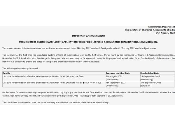 ca exam november 2022,icai exam november 2022,ca final november 2022 exam form,