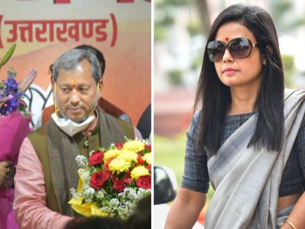 tmc mp mahua moitra attacks teerath singh rawat over his Ripped Jeans Remark