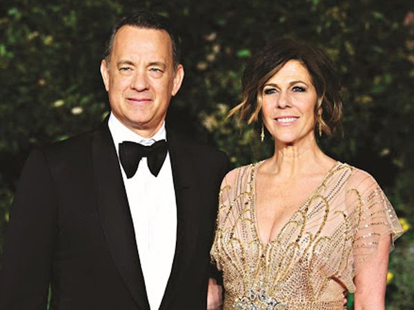 Tom Hanks with wife Rita Wilson