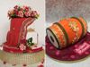 Wedding Cake Designs desi or traditional designs are more popular in this shadi season 
