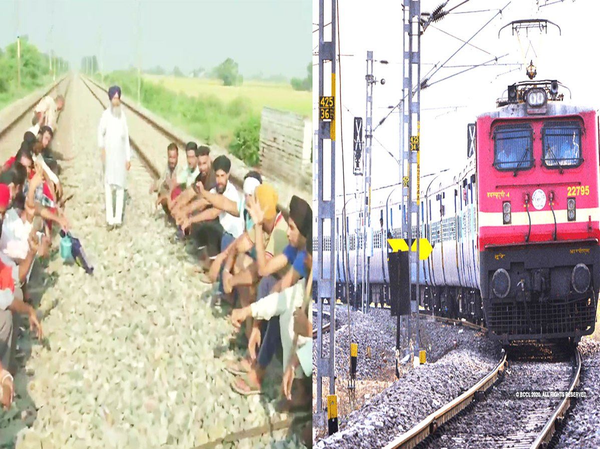 Bharat Bandh: 'भारत बंद' की तपिश रेल संचालन पर, अंबाला और फिरोजपुर मंडल में करीब 25 ट्रेनें प्रभावित