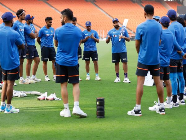 Team India training session in Ahmedabad