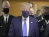 American president Donald Trump finally wears mask in public