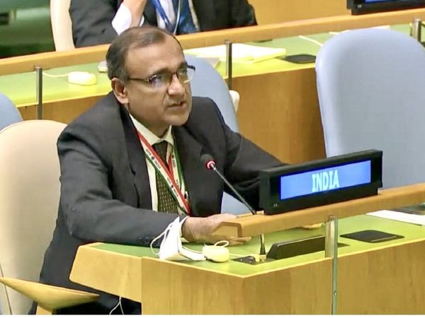संयुक्त राष्ट्र में भारत के स्थायी प्रतिनिधि राजदूत टी एस तिरुमूर्ति