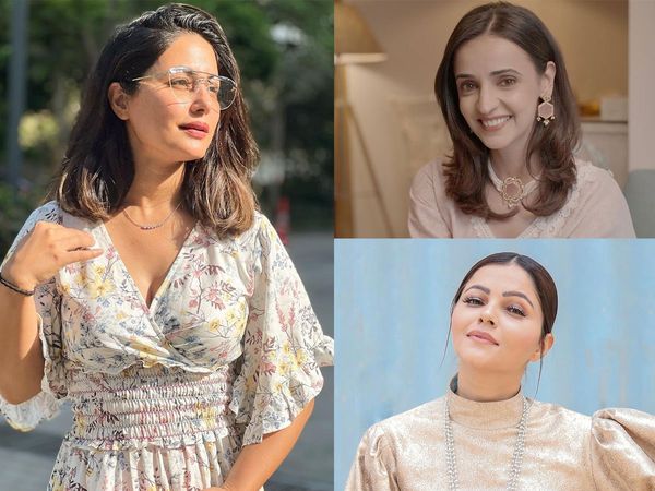 Hina Khan, Sanaya Irani and Rubina Dilaik