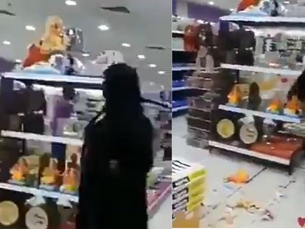 बहरीन में बुर्का पहनी महिला ने तोड़ी गणेश प्रतिमा, वीडियो वायरल, पुलिस ने लिया एक्‍शन