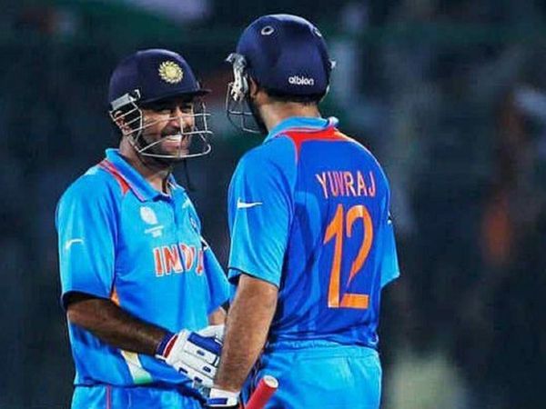 ms dhoni and yuvraj singh