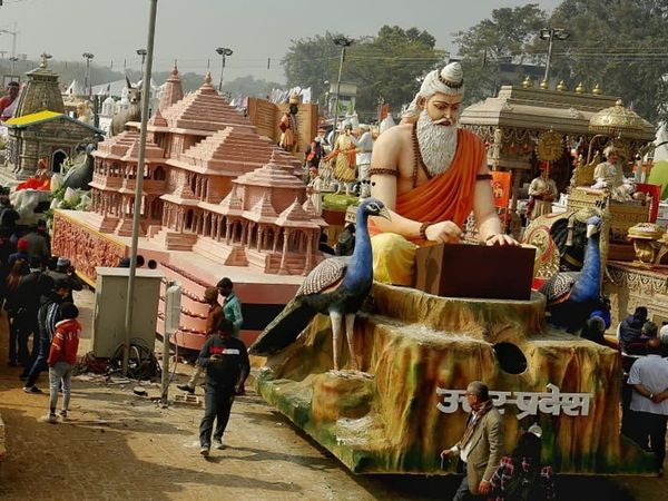 Republic Day parade: glimpse of Ram temple and Deepotsav in UP tableau