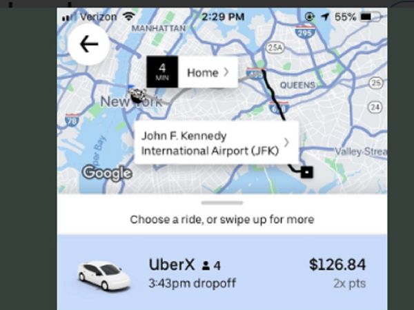 New york woman was trying to book uber cab for airport got surprised to know that helicopter ride is the cheapest option