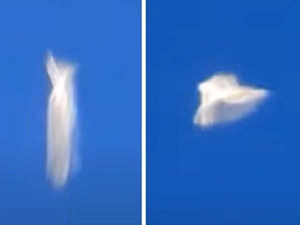 विमान यात्री ने बनाया 'UFO' का वीडियो, हर कोई हो रहा हैरान