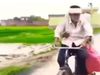 Funny Viral Video uncle traveling with aunty on cycle watch funny video