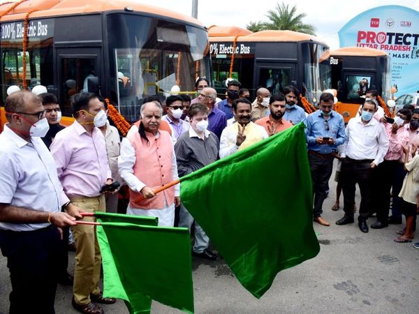 Now electric buses in Uttar Pradesh 's 14 cities