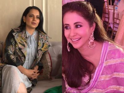 Kangana Ranaut and Urmila Matondkar Kangana Ranaut and Urmila Matondkar